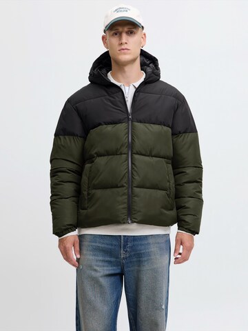 JACK & JONES Between-season jacket 'JJMAZE' in Green: front
