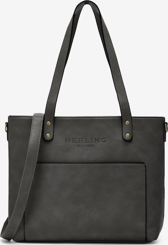 Herling Shopper 'Mauer' in Grey: front