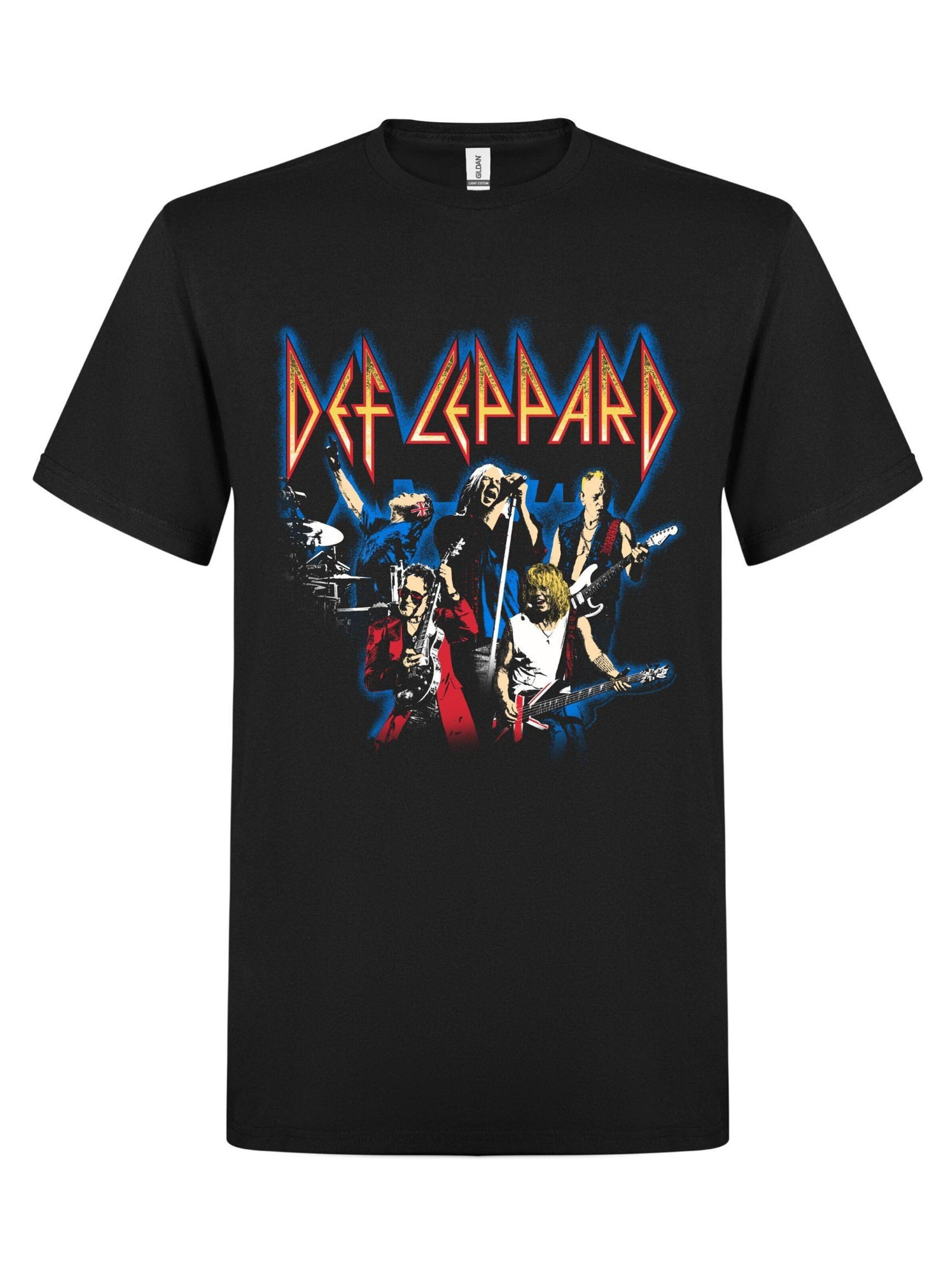 Def Leppard Shirt 'Tour 2026' in Black: front