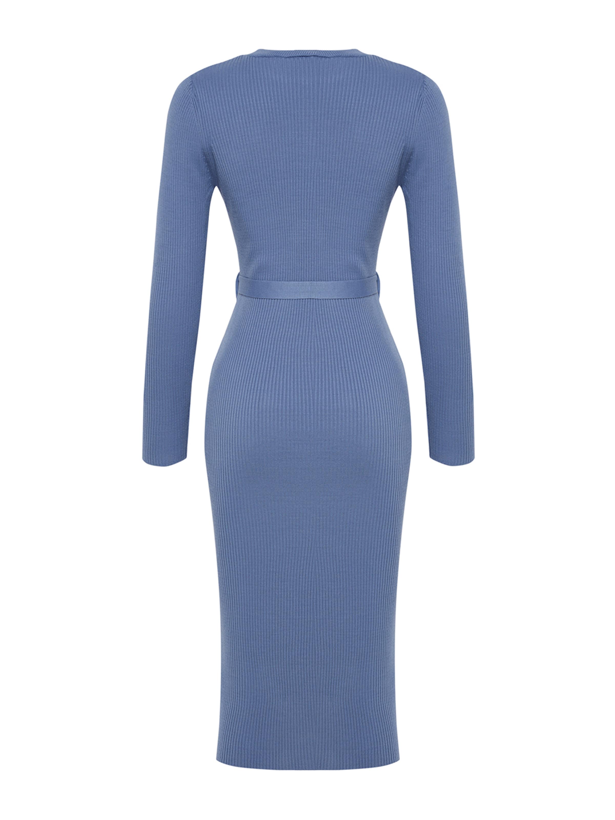 Trendyol Knitted dress in Blue
