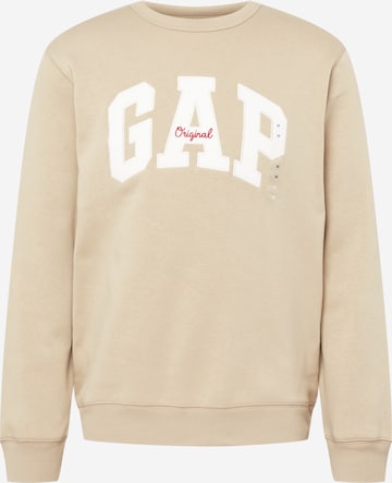 Sweat-shirt GAP en beige : devant