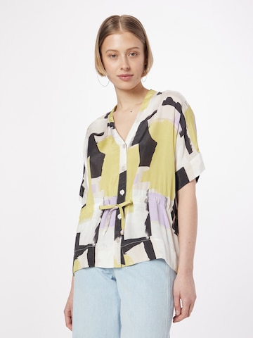 Masai Blouse 'Irekana' in Yellow: front