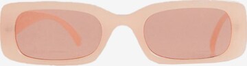 Lunettes de soleil Bershka en rose : devant