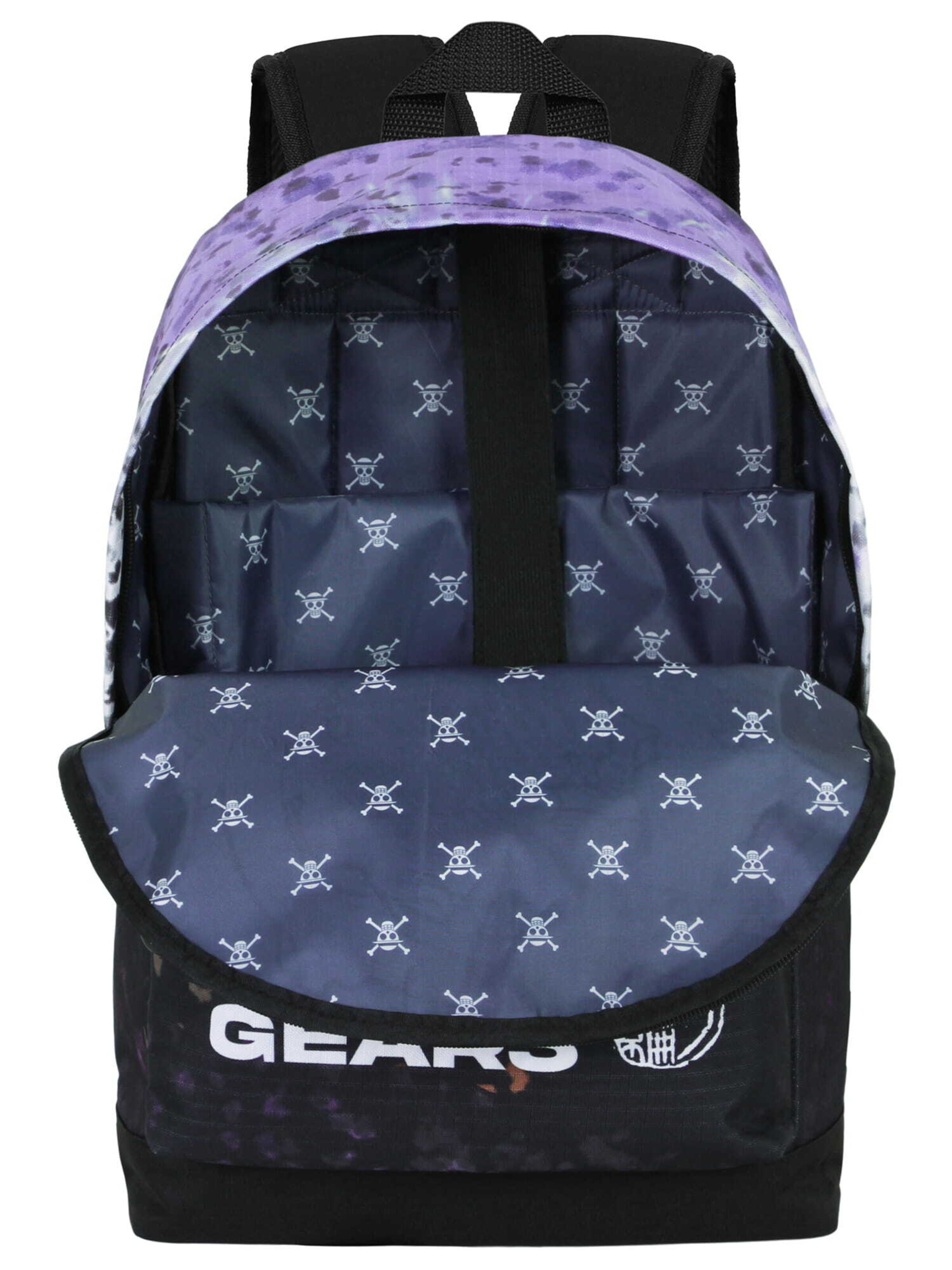 One Piece Backpack 'Ruffy Gear 5' in Black