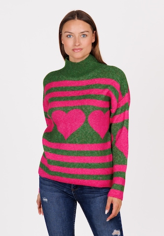 Key LargoPulover 'Dear' - zelena boja: prednji dio