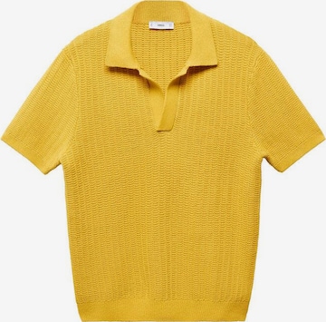 MANGO MAN Shirt in Yellow: front