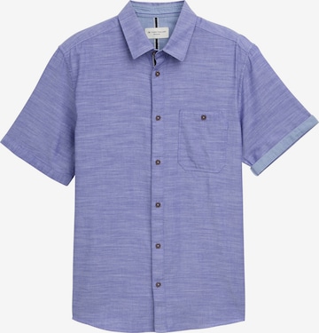 TOM TAILOR Overhemd in Blauw: voorkant