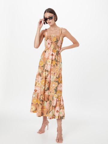 ROXY Summer dress 'SUNNIER SHORES' in Brown