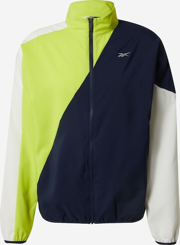 Veste de sport Reebok en bleu : devant