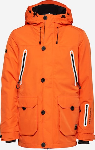 Superdry Snow Sports jacket in Orange: front