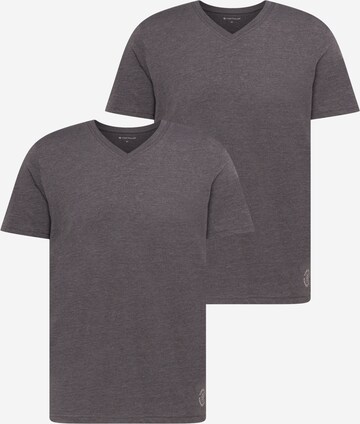 T-Shirt TOM TAILOR en gris : devant