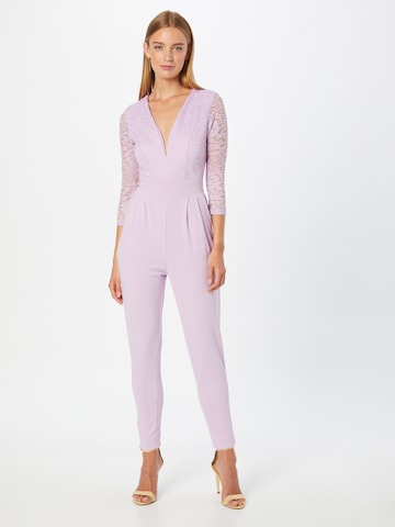 WAL G. Jumpsuit 'LEE' in Purple: front