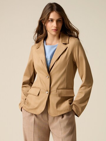oltre Tussenjas in Beige: voorkant