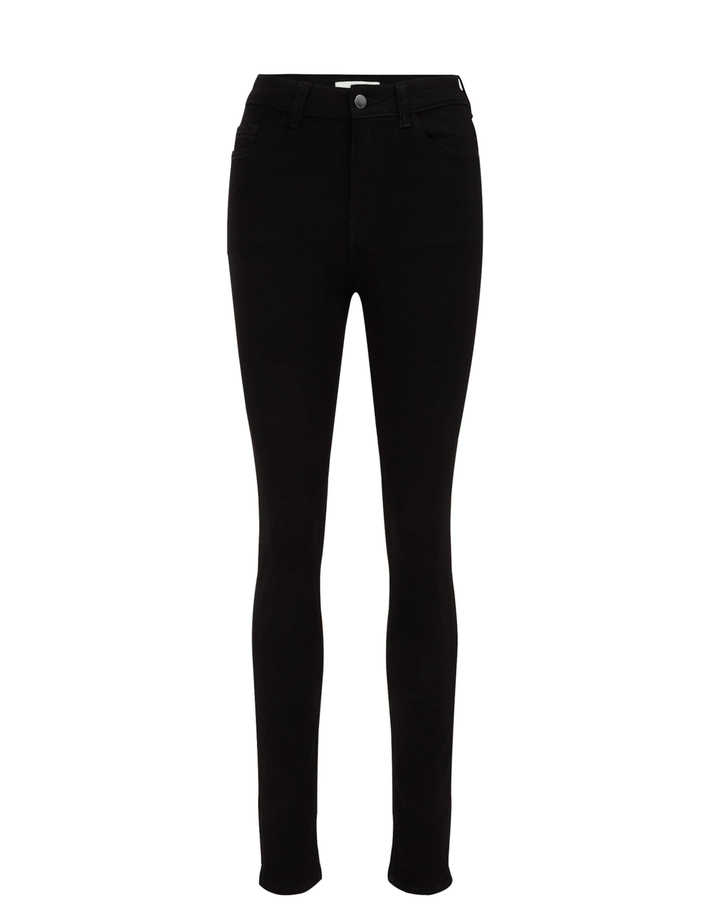 WE Fashion Skinny Farkut värissä musta: etupuoli