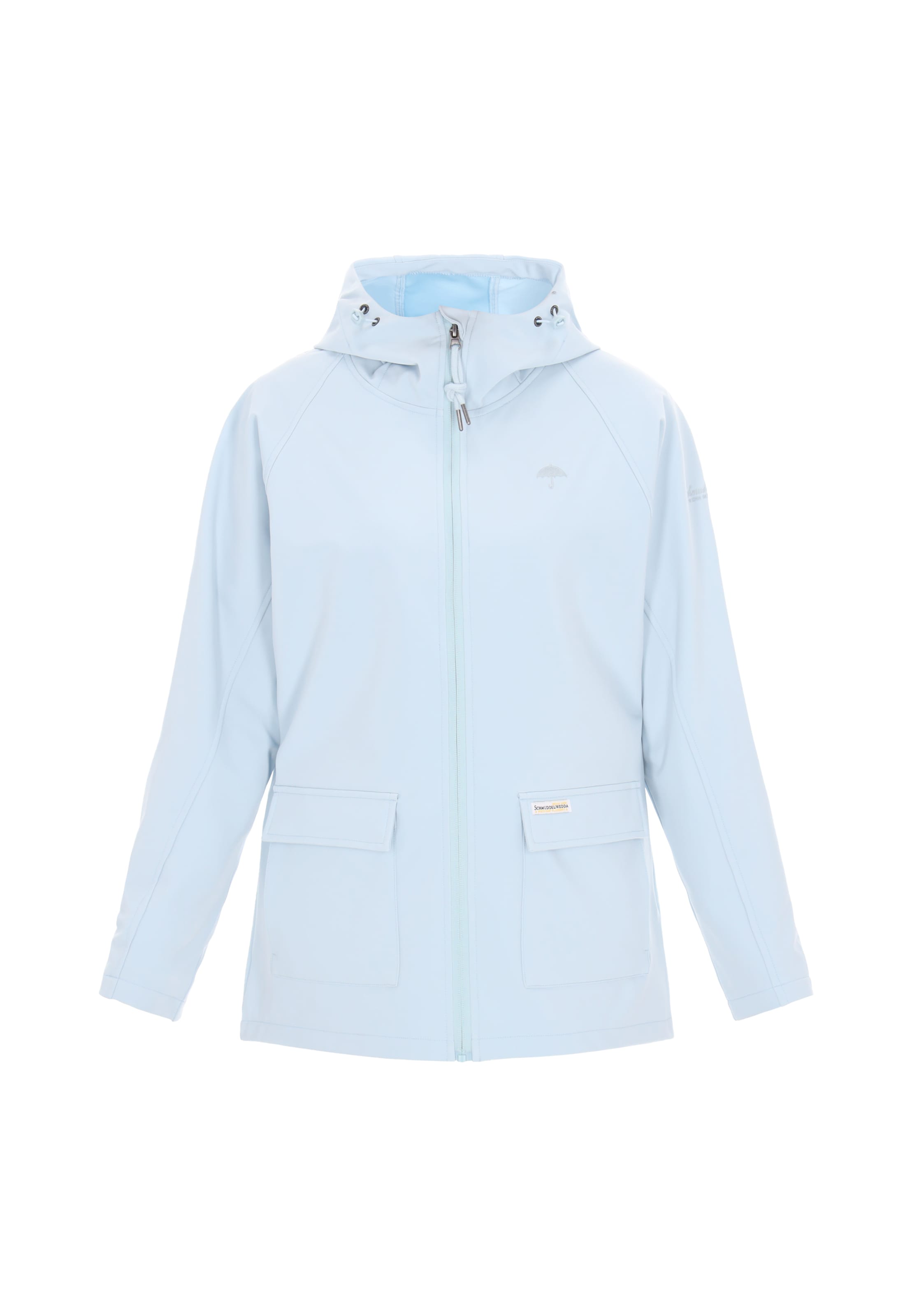 Schmuddelwedda Functionele jas in Blauw: voorkant