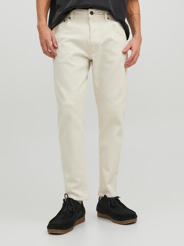 JACK & JONES Regular Jeans 'Frank Leen' in Beige: predná strana