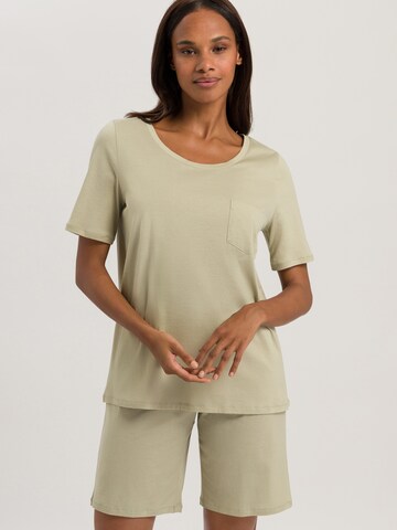 Hanro Korte pyjama in Beige: voorkant