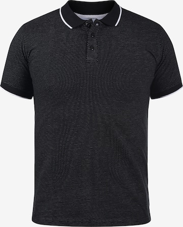 !Solid Poloshirt 'Sava' in Schwarz: predná strana