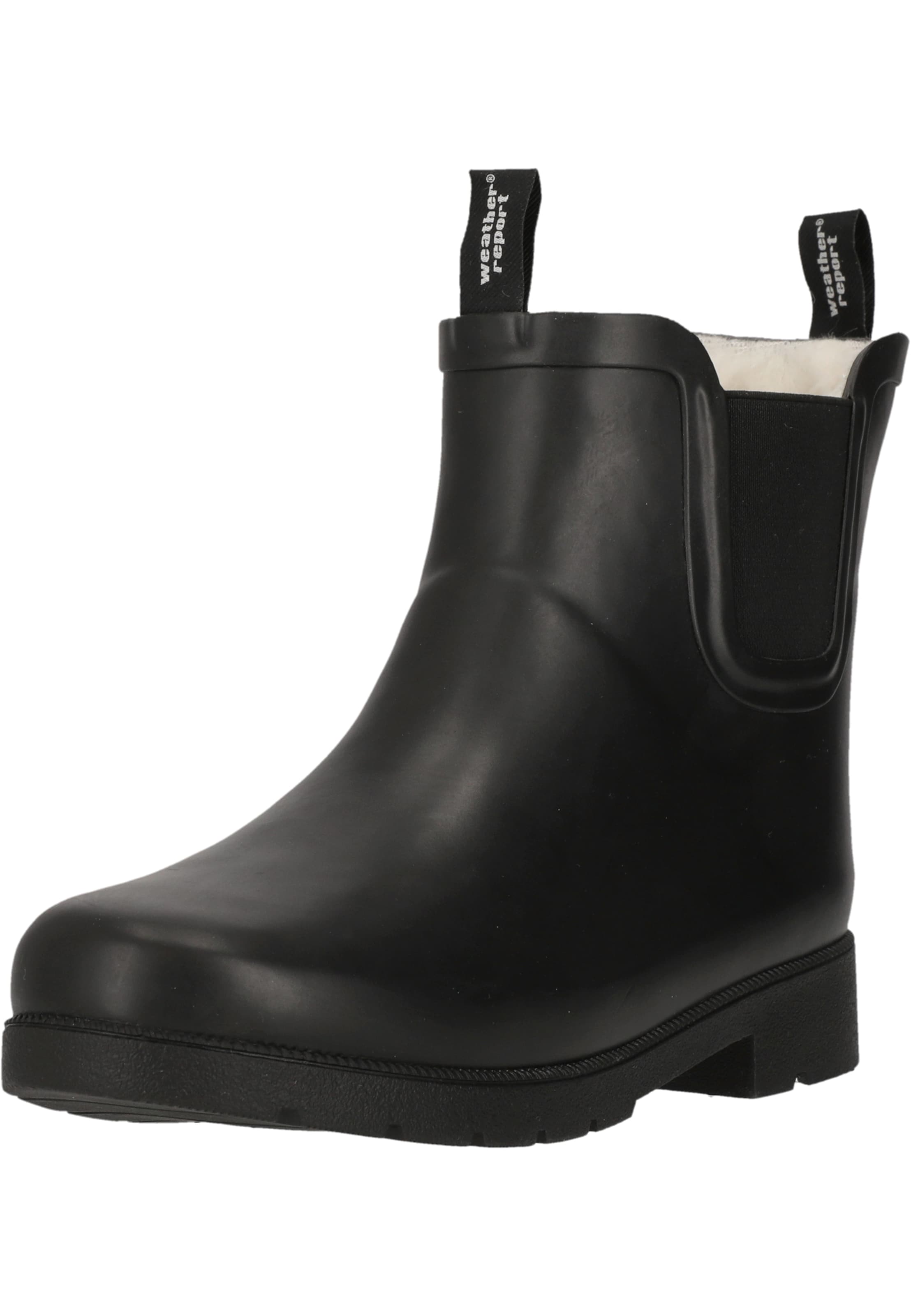 Weather Report Rubber Boots 'Traor' in Black: front