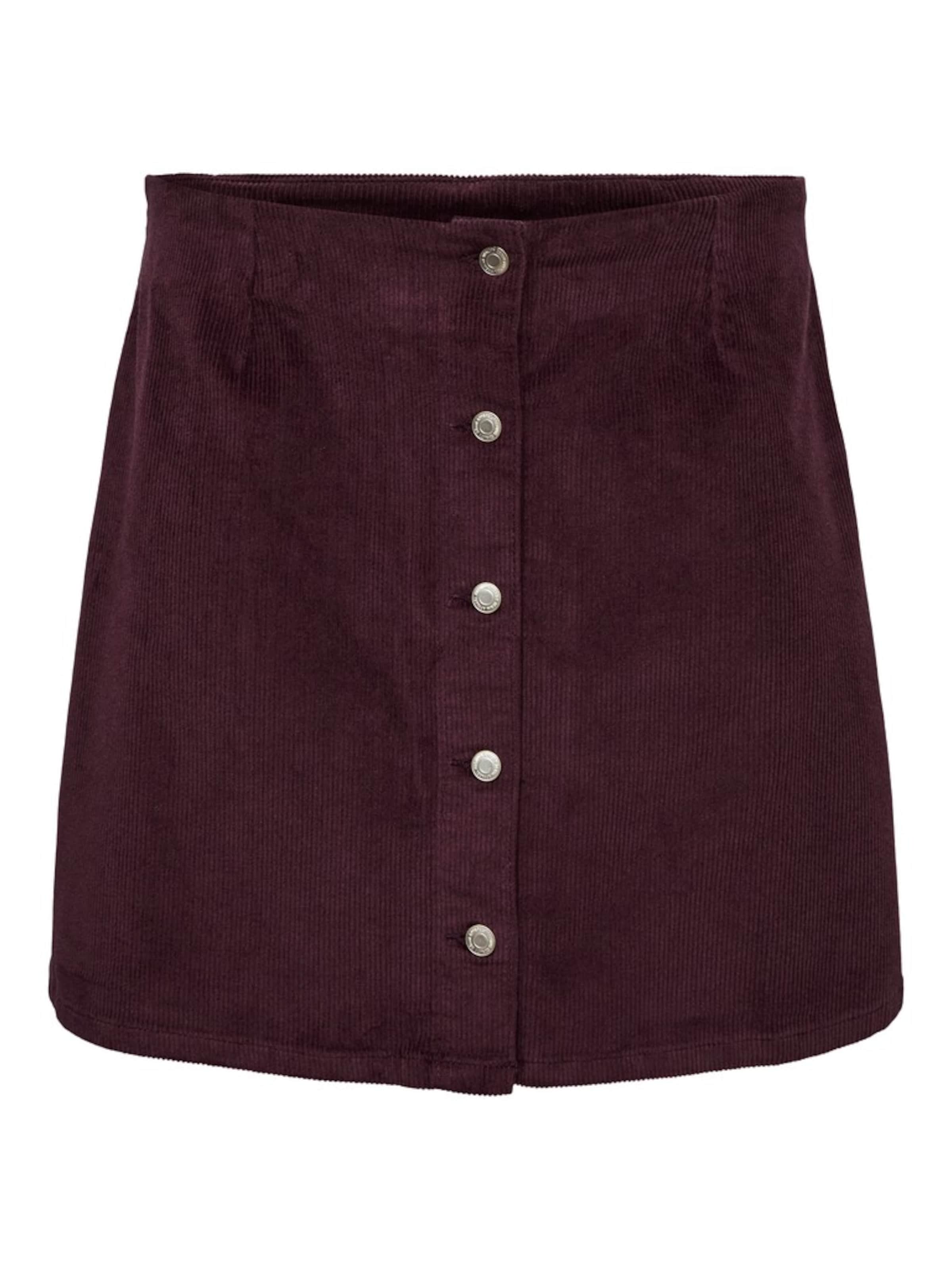 Vero Moda Curve - Falda 'VMCETTA' en rojo: frente