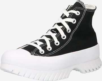 CONVERSE Magas szárú sportcipők 'Chuck Taylor All Star Lugged 2.0' - fekete: elől