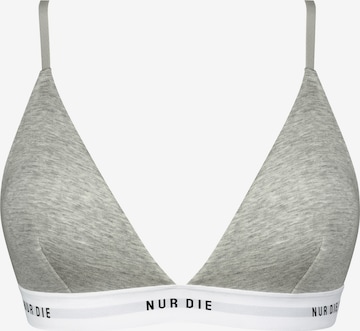 Triangle Soutien-gorge 'Sportiv' Nur Die en gris : devant