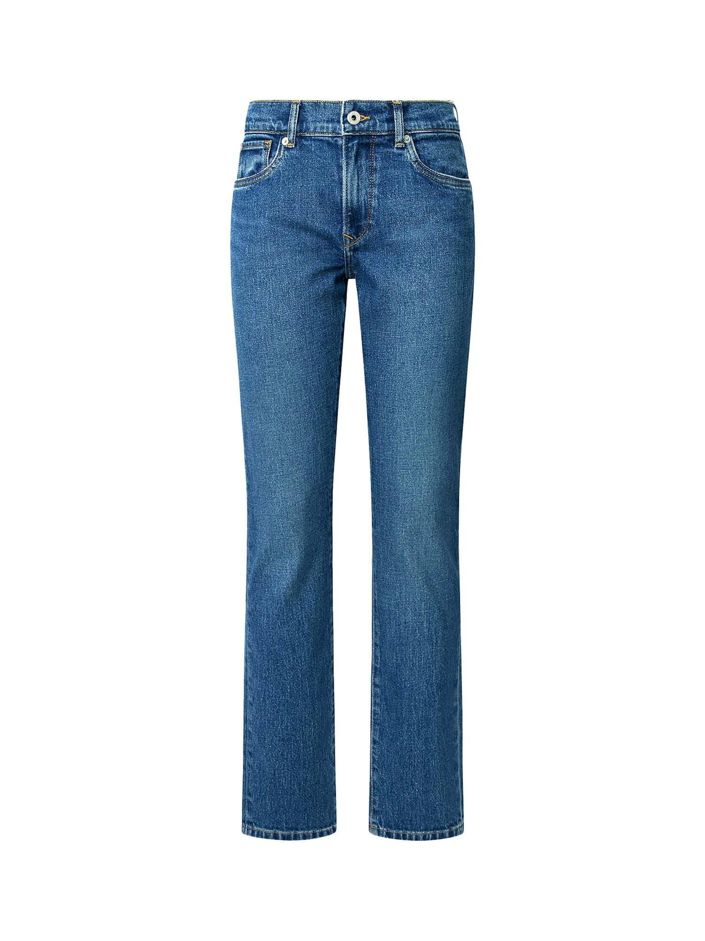 Pepe Jeans Slimfit Jeans in Blauw: voorkant