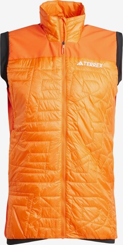 Gilet de sport 'Xperior Varilite' ADIDAS TERREX en orange : devant