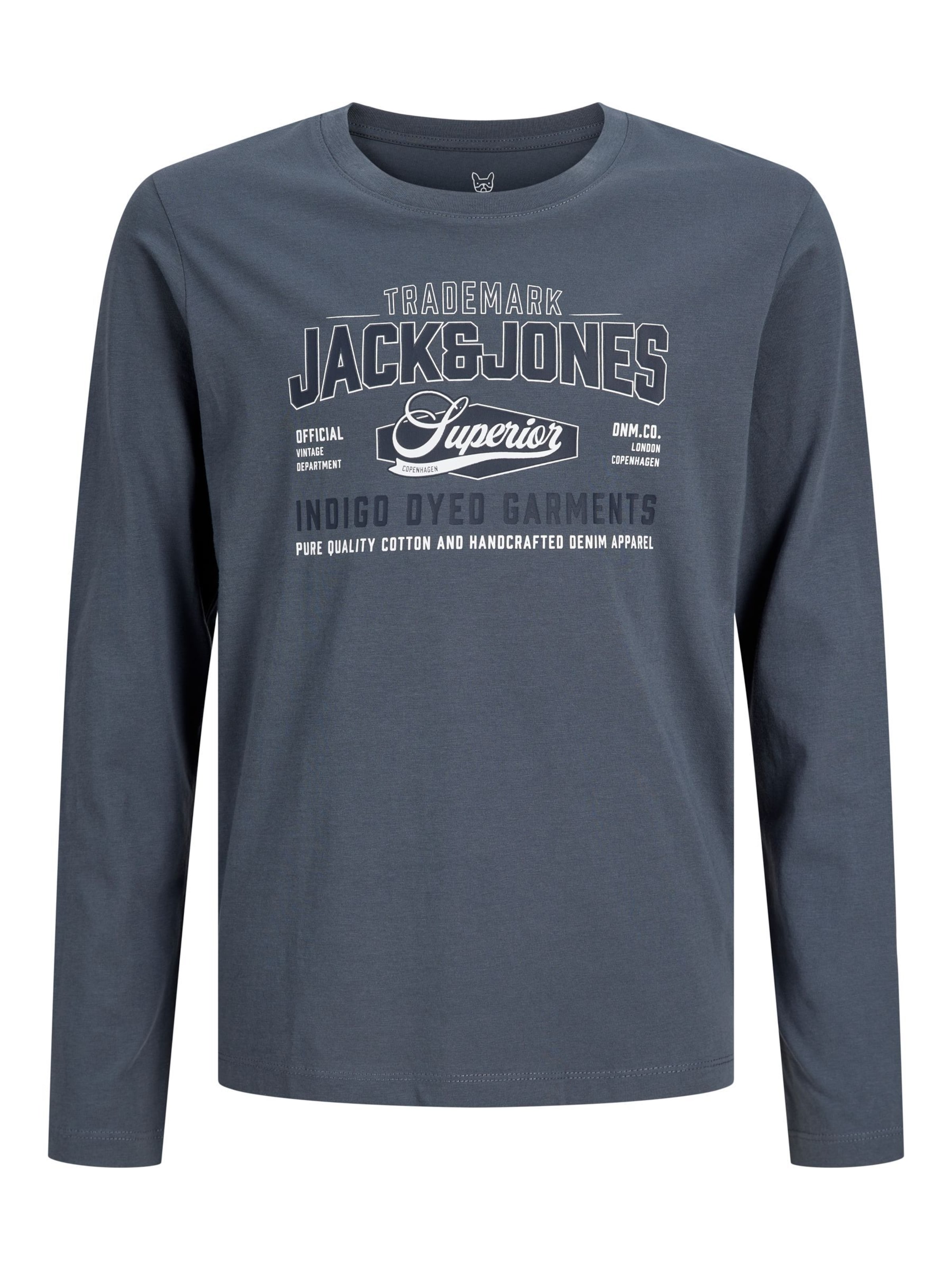 Jack & Jones Junior - Camiseta en gris: frente