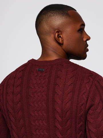 Ombre Sweater 'OM-SWSW-0173' in Red