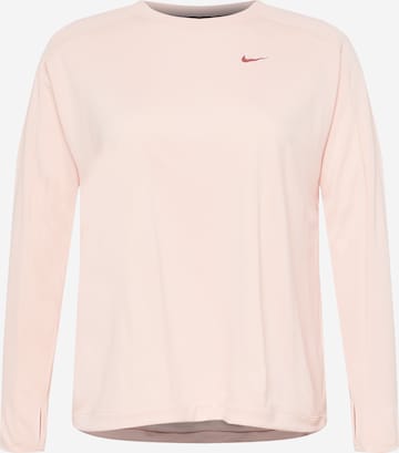 NIKE Bluzka sportowa w kolorze różowy: przód