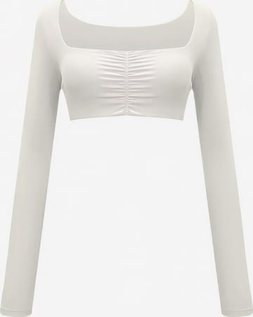 GOD SAVE QUEENS Sports Top in Beige: front
