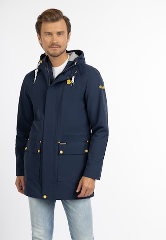 Veste fonctionnelle Schmuddelwedda en bleu : devant