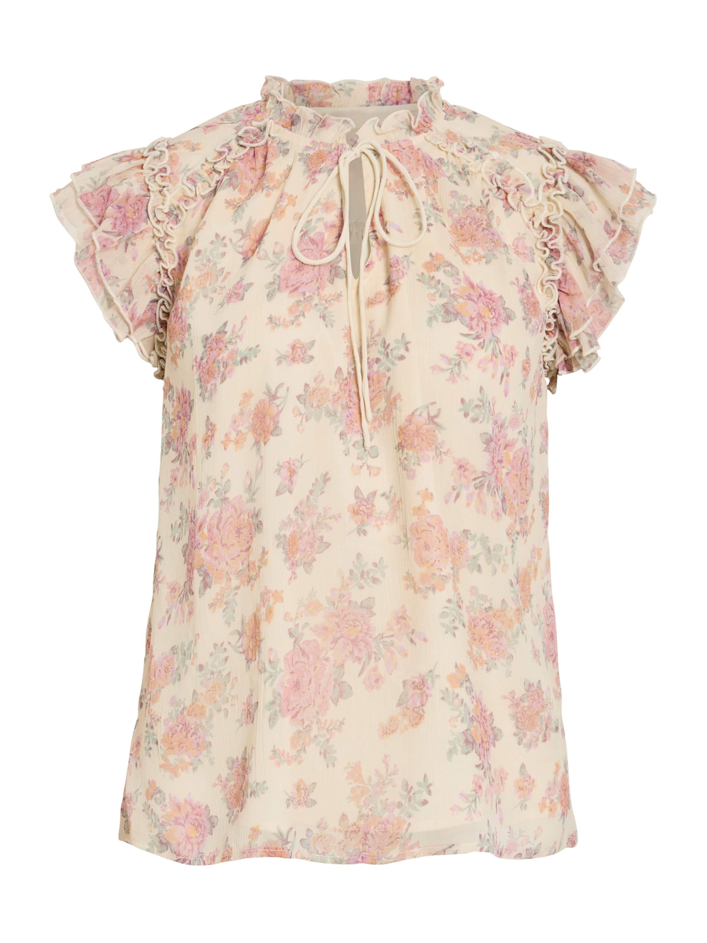 VILA Блузка 'VILAURA' в Бежевый: спереди