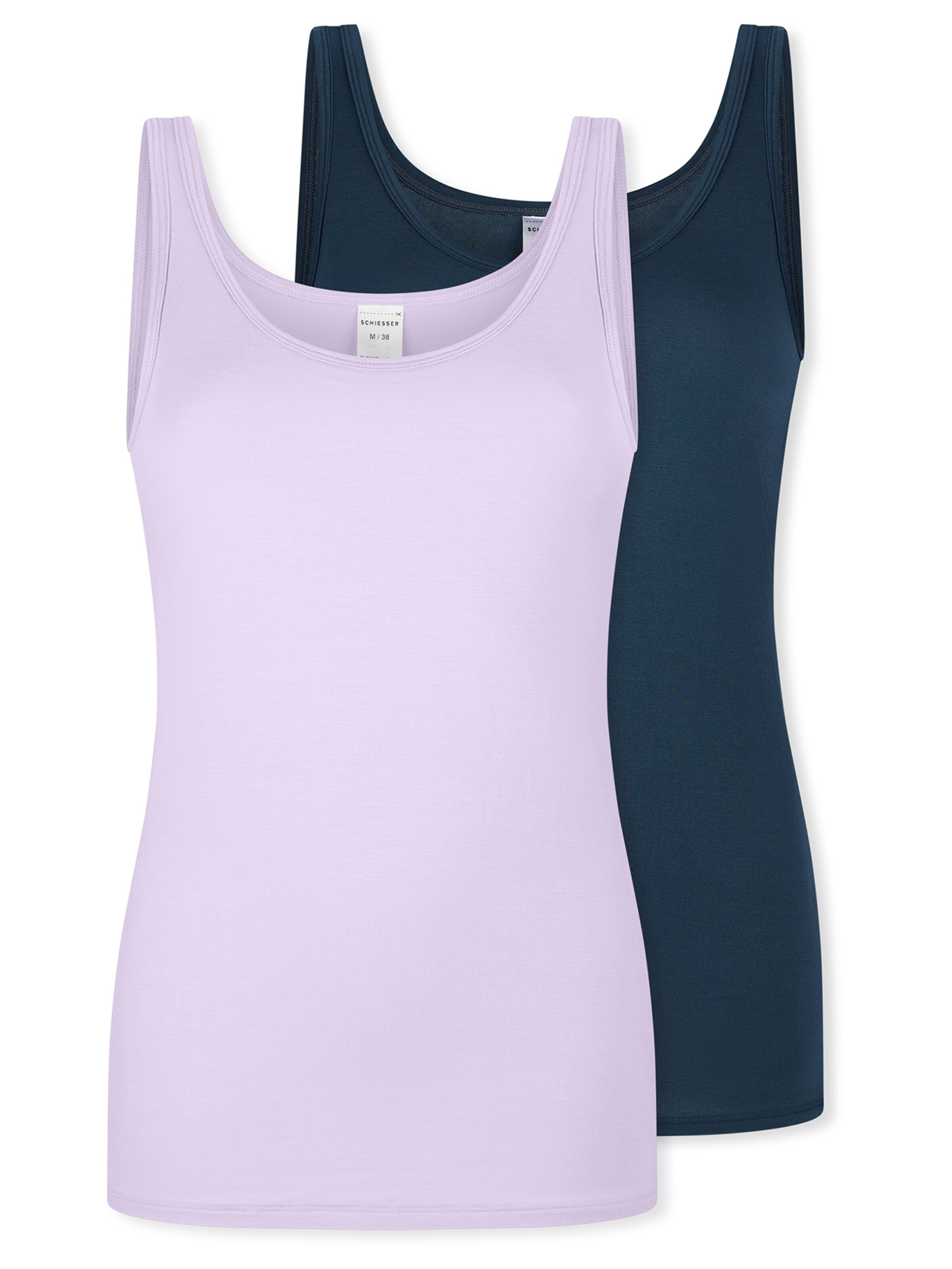 Maillot de corps ' Modal Essentials ' SCHIESSER en bleu : devant