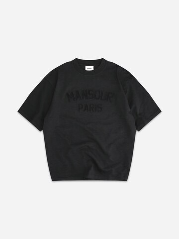 Mansour Shirt 'Paris College' in Zwart