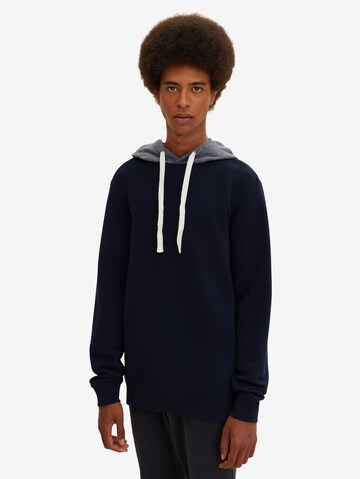 TOM TAILOR Sweatshirt i blå