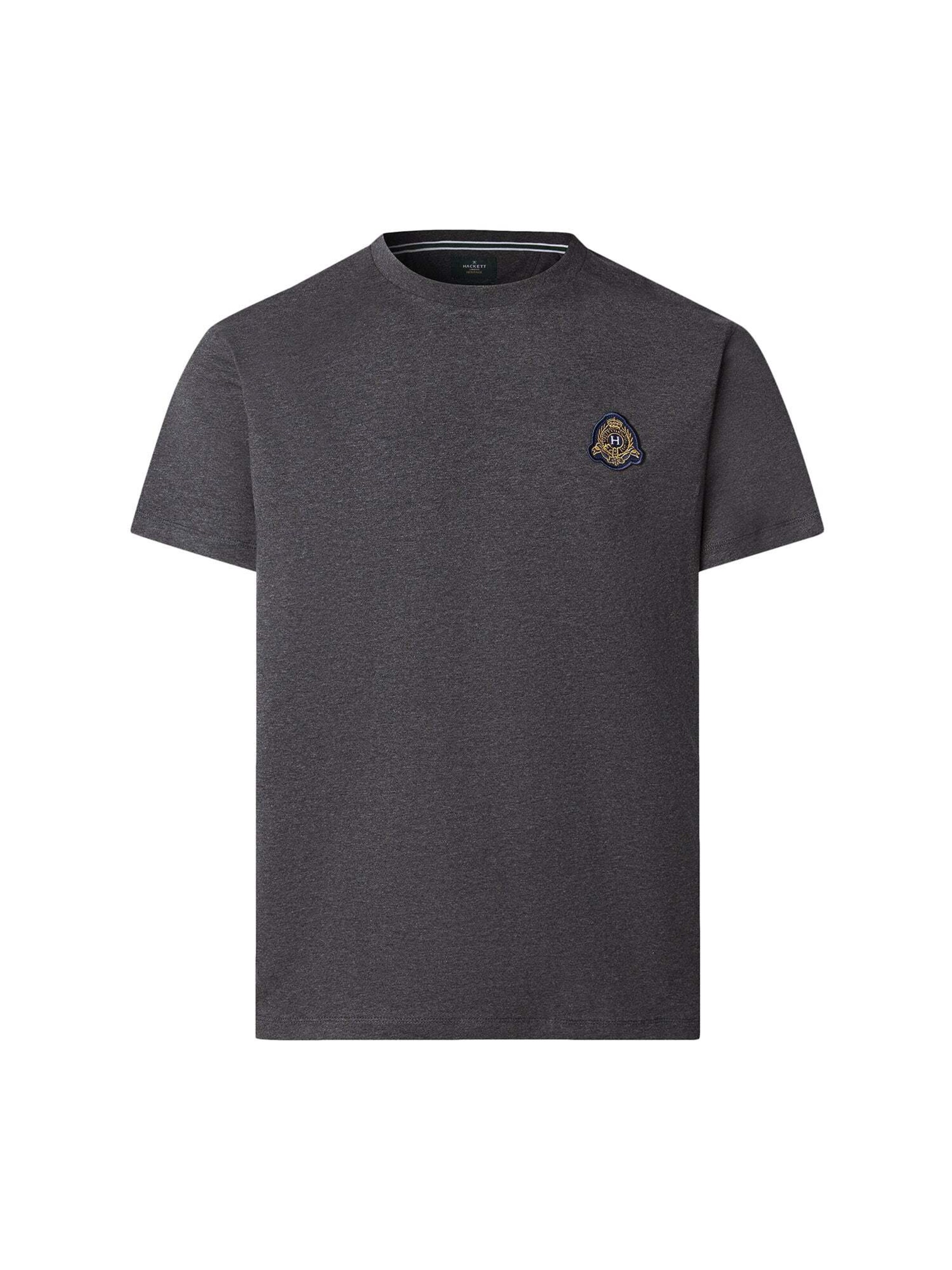 Hackett London Shirt 'Heritage' in Grijs: voorkant