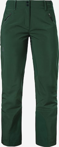 Regular Pantalon outdoor 'Milagle' Schöffel en vert : devant