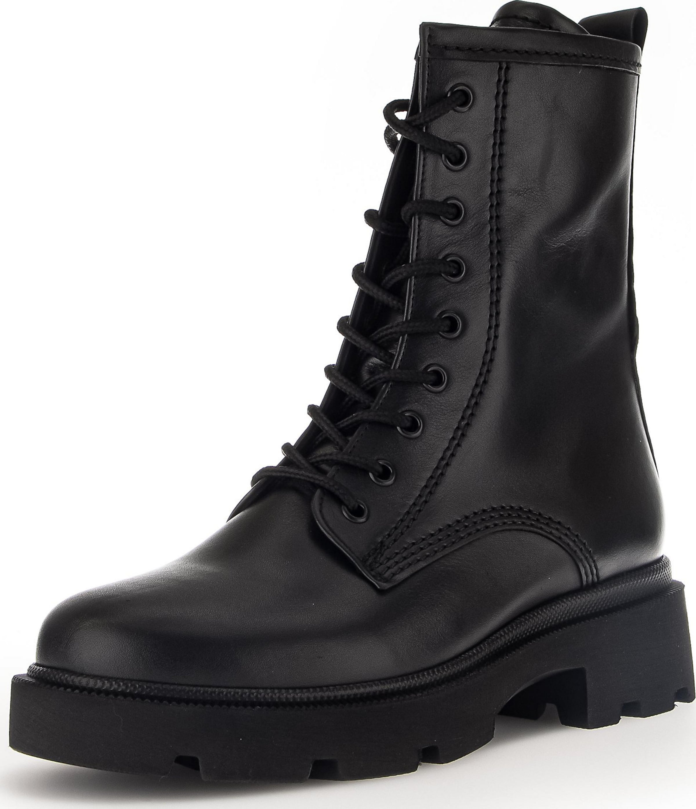 Bottines à lacets GABOR en noir : devant