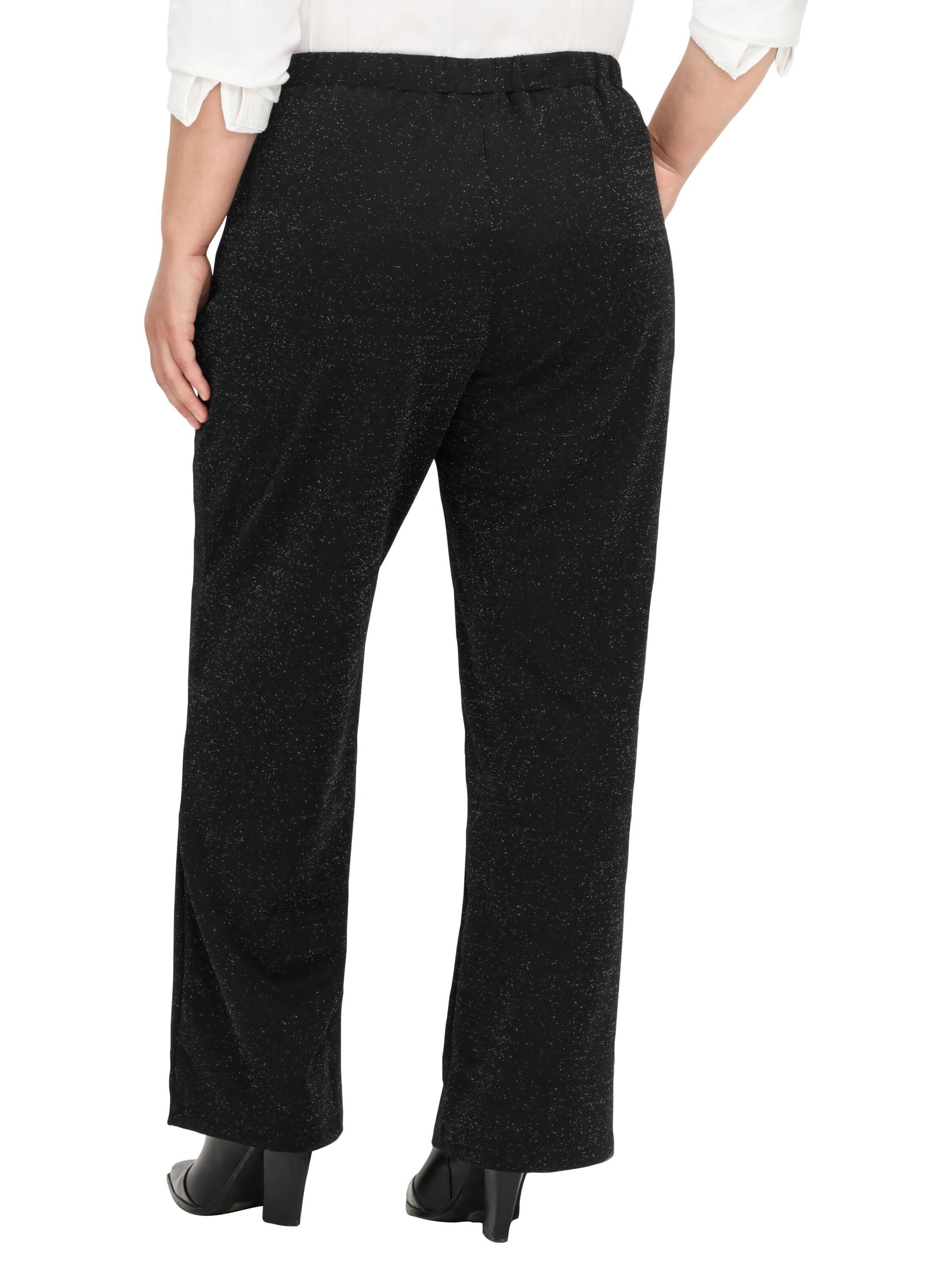 SHEEGO - Loosefit Pantalón en negro