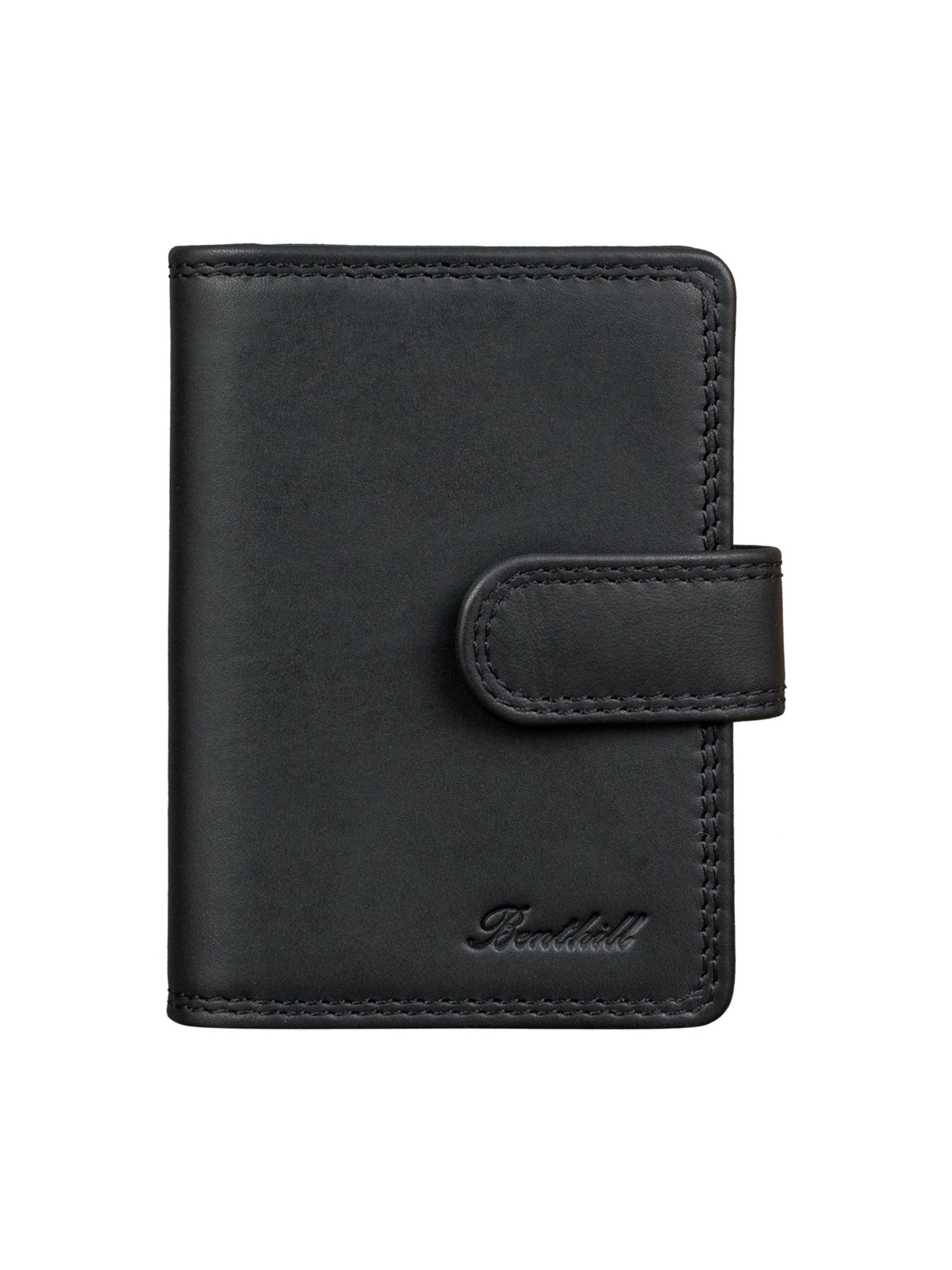 Benthill Portemonnaie‌‌‌‌ in Schwarz: Vorderseite