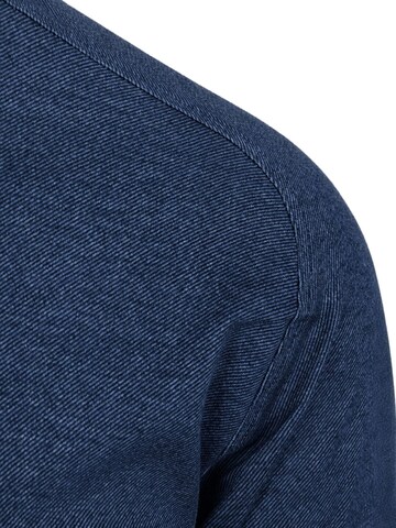 DESOTO Slim fit Button Up Shirt in Blue