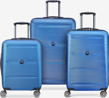 Delsey Paris Suitcase Set 'Comete' in Blue: front