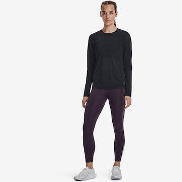 UNDER ARMOUR Performance Shirt 'SEAMLESS STRIDE' in Black