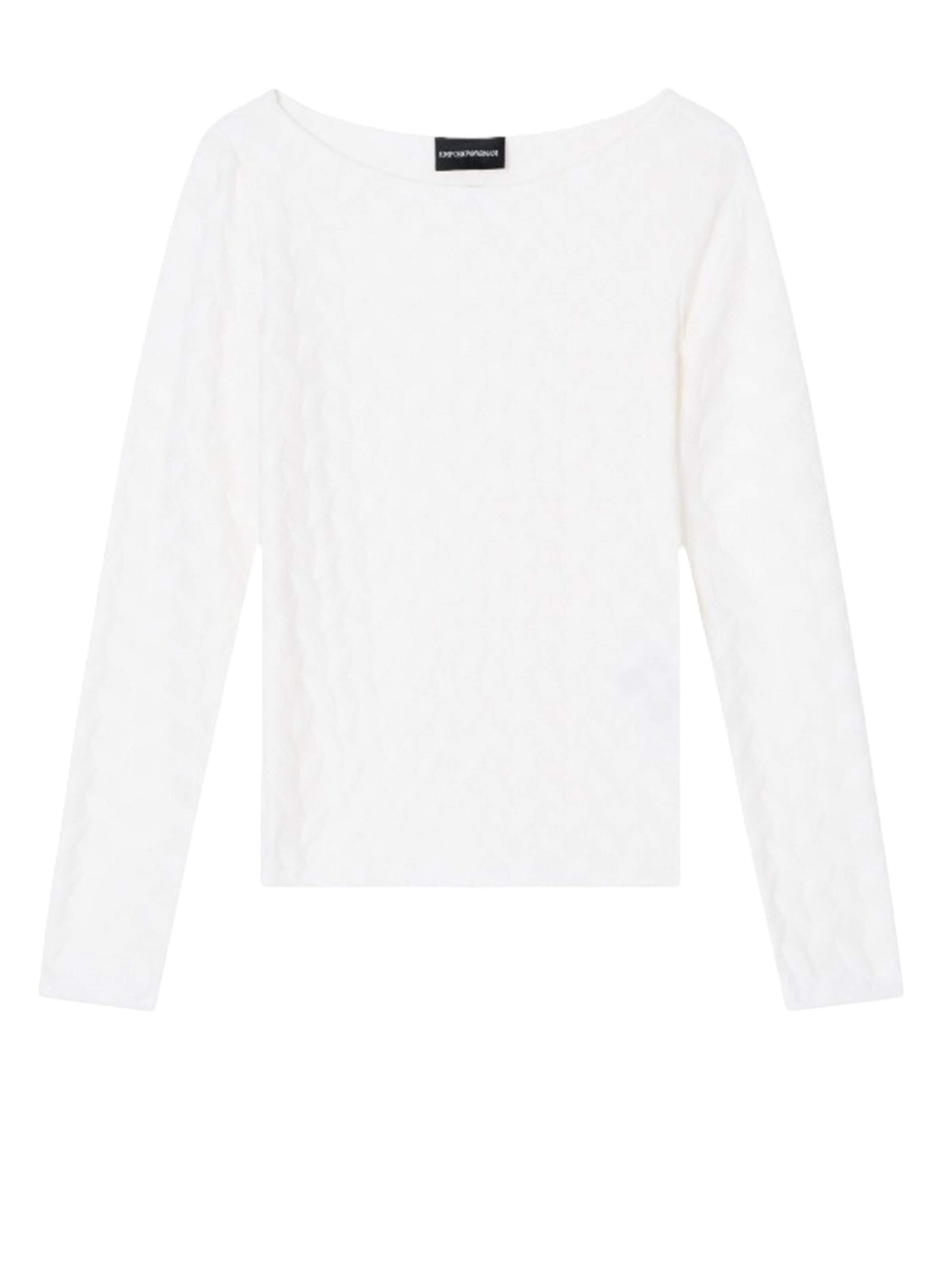 Emporio Armani Pullover in Weiß: Vorderseite