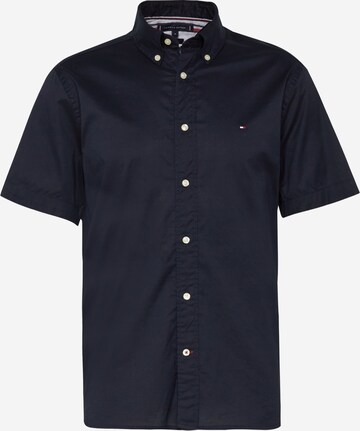 TOMMY HILFIGER Button Up Shirt in Blue: front