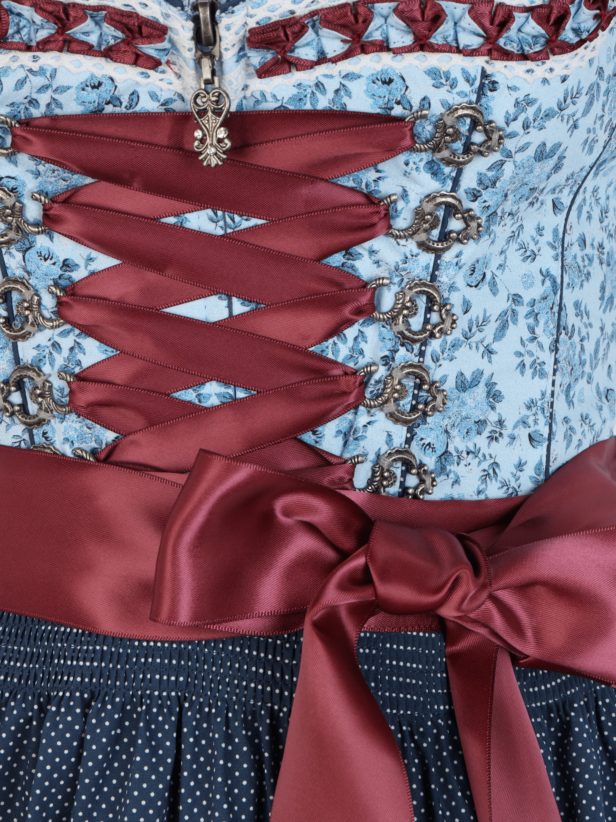 MARJO Dirndli 'Natalia 55' - kék