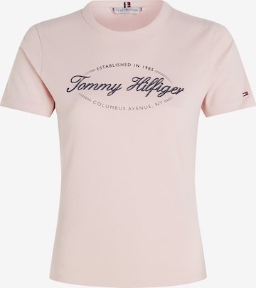 Tricou de la TOMMY HILFIGER pe roz: față