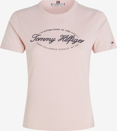 TOMMY HILFIGER T-shirt en marine / rose clair / noir, Vue avec produit